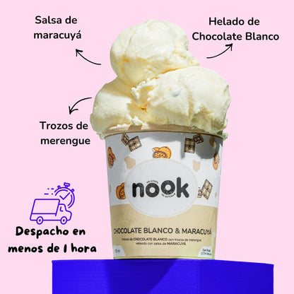 Chocolate Blanco & Maracuya 475 ml