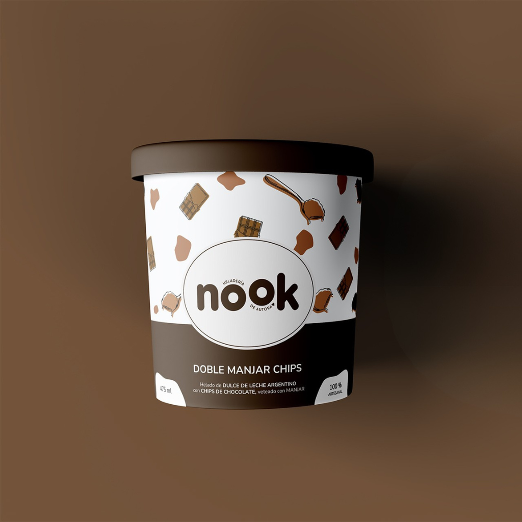 Pote Doble Manjar Chips 475 ml