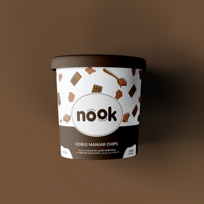 Pote Doble Manjar Chips 475 ml